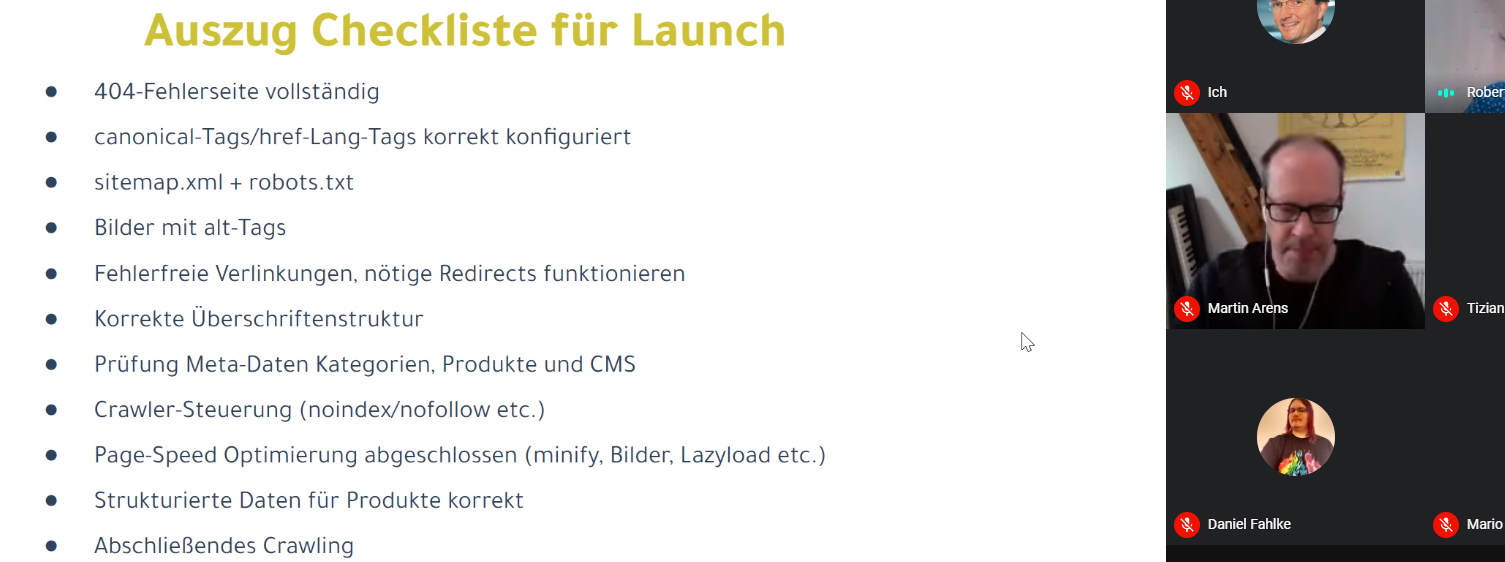 36. Magento Stammtisch Kiel: Was ist bei einem Shop-Relaunch für SEO zu beachten?